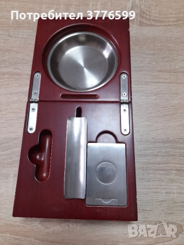 Преносим пепелник за пури , снимка 2 - Други стоки за дома - 51933814