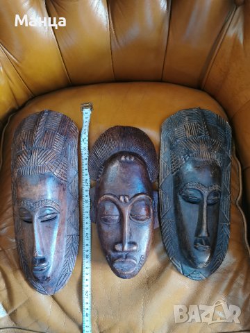 Африкански маски Бауле, снимка 2 - Антикварни и старинни предмети - 38517821