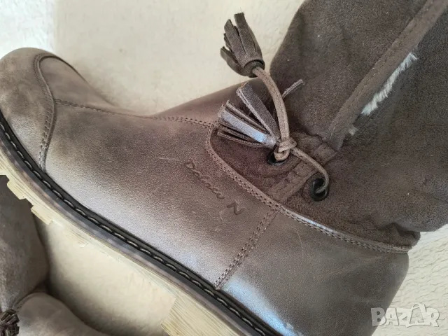 Дамски кожени  боти на комфортно ходило, снимка 7 - Дамски боти - 49300628