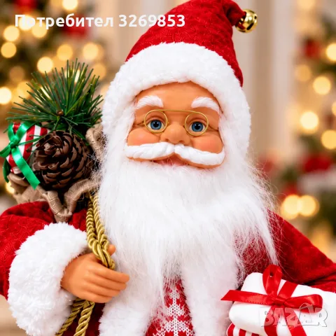 Дядо Коледа фигура , снимка 3 - Декорация за дома - 56550144