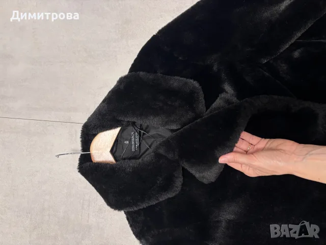 Дамско черно яке Stradivarius размер Xs-S, снимка 8 - Якета - 56061461
