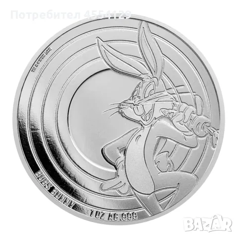 1 oz Бъгс Бъни 2022 Самоа 5 долара сребърна монета