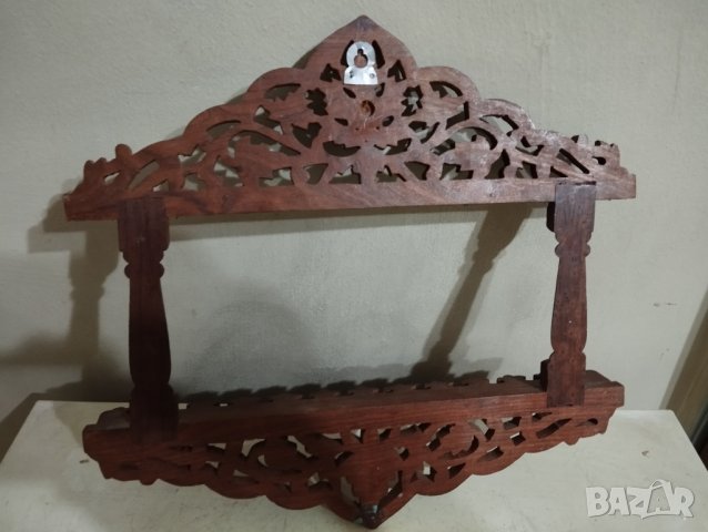 стара ажурна дървена рамка, снимка 5 - Антикварни и старинни предмети - 44252102