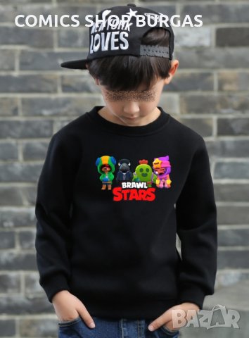 Детска ватирана блуза BRAWL STARS, снимка 9 - Детски анцузи и суичери - 30810084