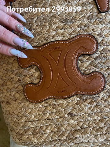 CELINE bag*Чанта за плаж рафия селин, снимка 4 - Чанти - 53365439