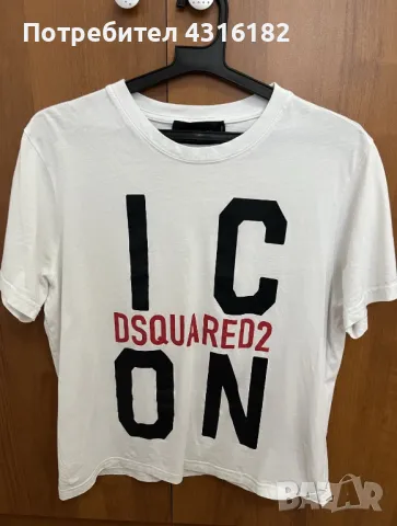 Два броя мъжки тениски Dsquared, снимка 2 - Тениски - 48175954