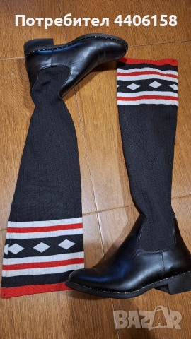 продавам ботуши обувани 1 път, снимка 3 - Дамски ботуши - 54331113