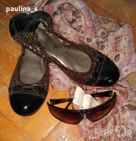Лачени балеринки , снимка 5 - Дамски ежедневни обувки - 29358161