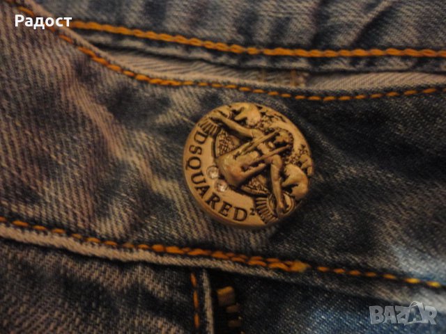 страхотен модел 7/8 дънки DSQUARED2 за лятото, снимка 6 - Дънки - 32005816