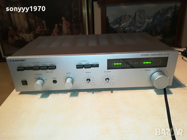 поръчан-blaupunkt a-110 amplifier-produced in japan-внос switzеrland, снимка 12 - Ресийвъри, усилватели, смесителни пултове - 29770908