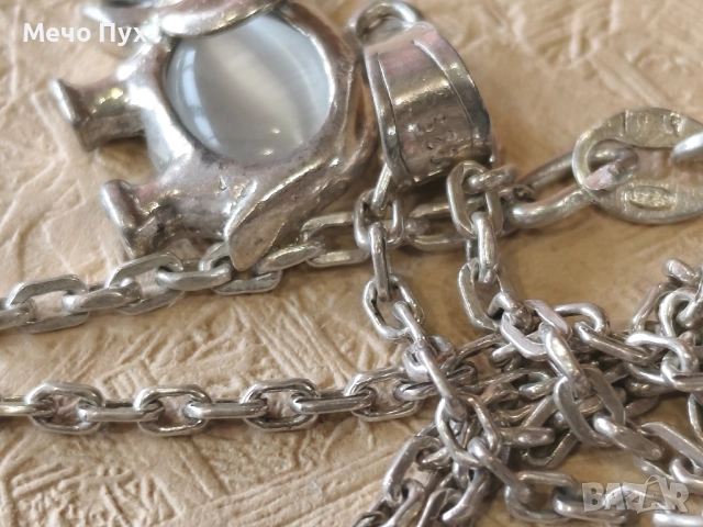 Сребърен синджир (355), снимка 5 - Колиета, медальони, синджири - 52456171