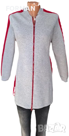 СТРАХОТНО удължено яке от плътно еластично трико , снимка 1