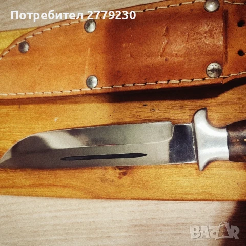 Ловен нож ръчна изработка от Едно време!, снимка 16 - Ножове - 50911030