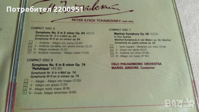 PETER TSCHAIKOWSKY, снимка 8 - CD дискове - 31600182