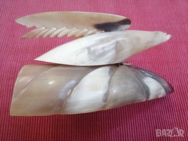 Статуетка от рог и кост. , снимка 10 - Антикварни и старинни предмети - 30136472