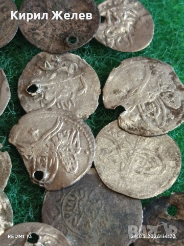 Лот сребърни монети 13 броя продупчени за носия, забрадка Колекция 54364, снимка 7 - Нумизматика и бонистика - 53960472