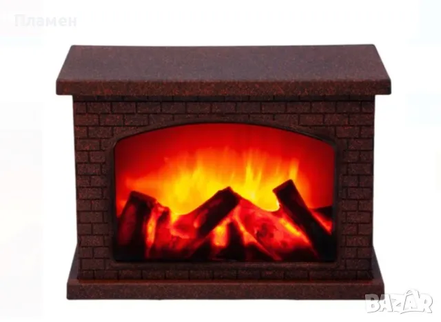 Декоративна Камина Фенер -  28x12x20см. На батерии
