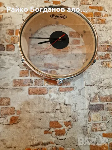 часовници направени от барабани , снимка 3 - Стенни часовници - 49002068