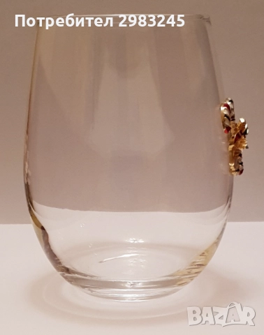 Декорирана стъклена коледна чаша, снимка 6 - Декорация за дома - 52470550