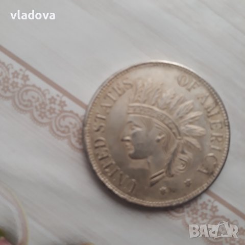 Монети 1851 и 1865 години реплика , снимка 1 - Антикварни и старинни предмети - 42498159
