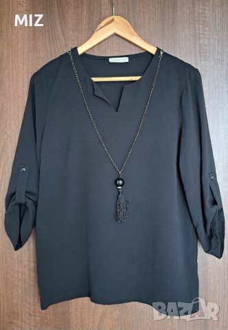 FAVORI Дамска блуза с колие-размер М, снимка 1