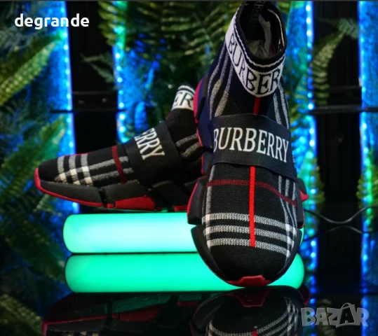 Маратонки Burberry цвят черно 36 37 38 39 40 41 42 , снимка 3 - Маратонки - 51346984