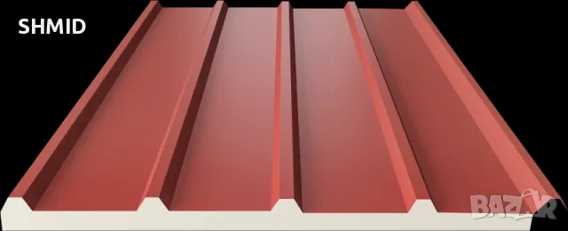 Покривен панел с 5 ребра