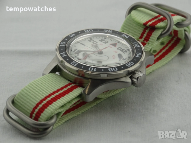 ВОСТОК КОМАНДИРСКИЕ АВТОМАТИЧЕН- 24 часа- FULL LUME ref: 18011Б, снимка 2 - Мъжки - 52326966