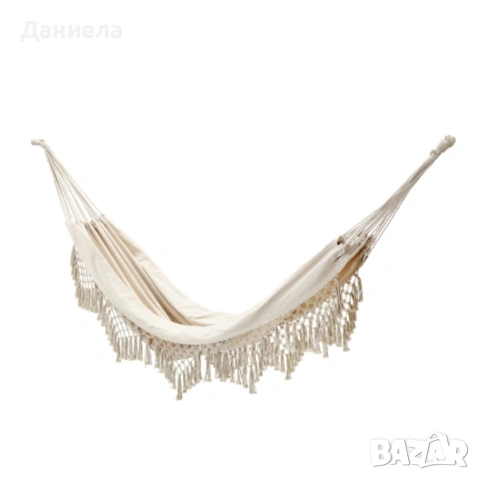 Хамак с ресни в Бохо стил - комфорт и елегантност, снимка 10 - Градински мебели, декорация  - 53890960