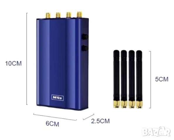 4Антени BD DCS GSM GPS Заглушител Навигация Автомобил Сателити Камион Джип Трактор Тир Микробус Кола, снимка 4 - Навигация за кола - 52294018