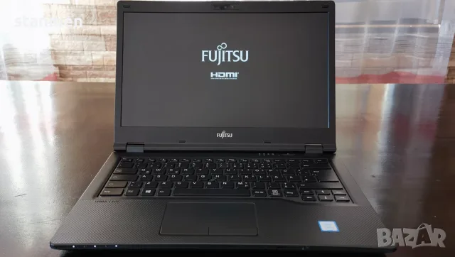 Продавам Гаранционнен лаптоп Fujitsu E449/IPSматFullHDсКам/4х2.4GhzТhr/8gbDDR4/SSD256gb/5чБат/Профил, снимка 4 - Лаптопи за дома - 56092118