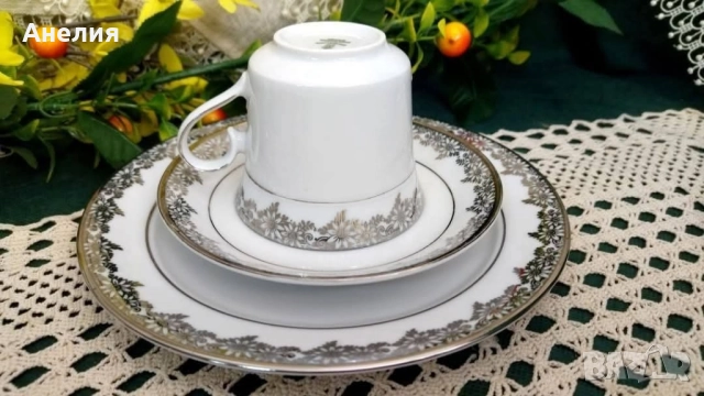 Winterling Bavaria сребърна дантела , снимка 15 - Чинии - 51851746