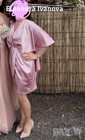 Ефирна официална рокля С размер, снимка 2 - Рокли - 51693573