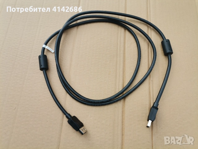 Кабел displayport към displayport 2 метра 