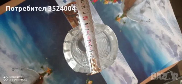 Нова кристална ваза ръчно гравирана от 80 те години на сливенския завод Васил Коларов, снимка 2 - Други - 48352891