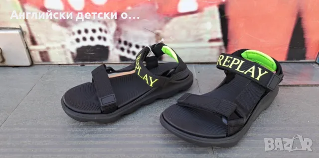 Английски детски сандали-REPLAY, снимка 2 - Детски сандали и чехли - 49923708