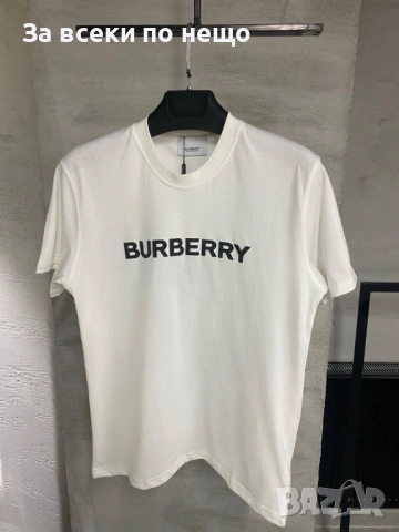 Burberry Мъжка Бяла Тениска👕Мъжка Блуза С Къс Ръкав Бърбъри Код Mens P.175