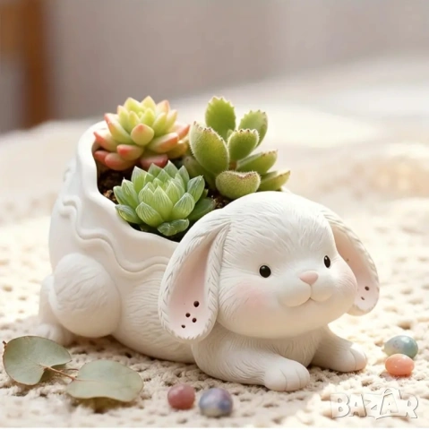 Молд кашпа заек, снимка 2 - Форми - 53039735