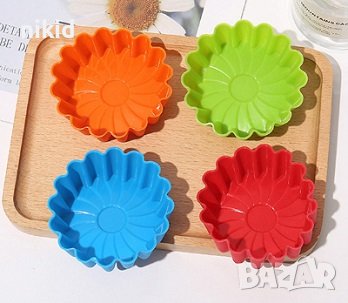 Цвете Гербер Хризантема дълбок силиконов молд форма фондан шоколад сашун гипс кексче 