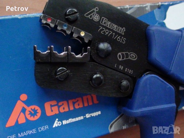 GARANT - Hoffmann Gruppe - Made in Germany- ТОП Profi Кримпклещи за кабелни обувки 0,5-6 mm²!!НОВИ!!, снимка 5 - Клещи - 30036894