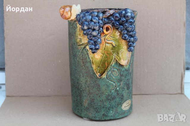 Немска ваза ръчна изработка , снимка 1 - Вази - 37605330