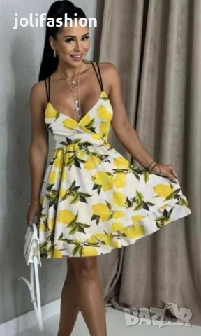 Летни рокли с лимони