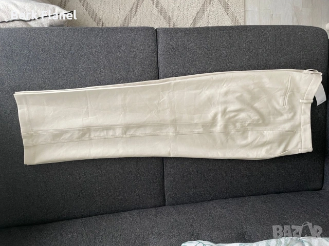 Mango дамски панталони бежов цвят, снимка 2 - Панталони - 54268318