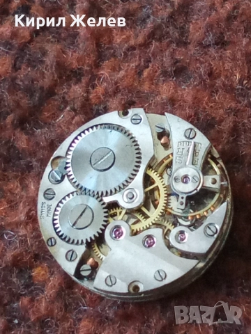 Механизъм с циферблат от стар ръчен часовник 51412, снимка 7 - Мъжки - 52252769