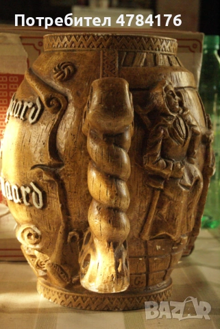 продавам халба наподобяваща дърворезба, снимка 2 - Антикварни и старинни предмети - 54057657