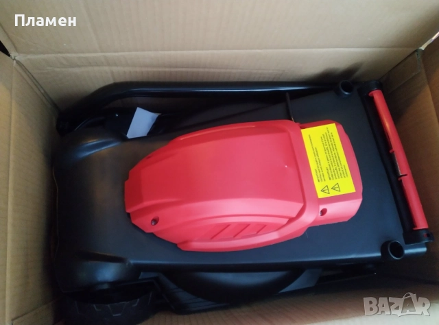 Електрическа косачка за трева E 300 1000 W, 300 mm 28 l. кош, снимка 8 - Градинска техника - 36154123