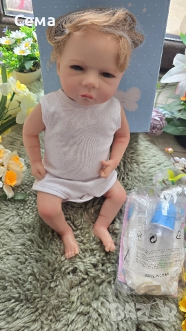 Реалистично ново бебе, снимка 9 - Кукли - 51699629