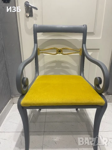 Промоция+подарък !Обновени столове от махагоново дърво