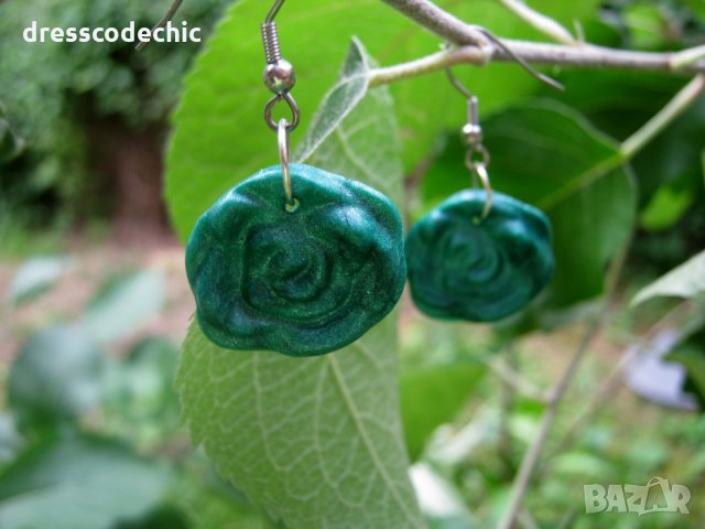 Обеци от полимерна глина 2, снимка 3 - Обеци - 29623085