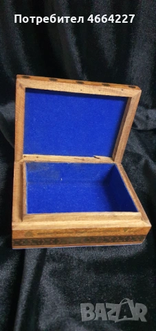 Ръчно изработена дървена кутия с изображение на бог Ганеша, снимка 4 - Антикварни и старинни предмети - 53013439